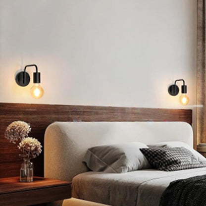 Contemporary Nordic Column Iron 1-Light Wall Sconce Lamp