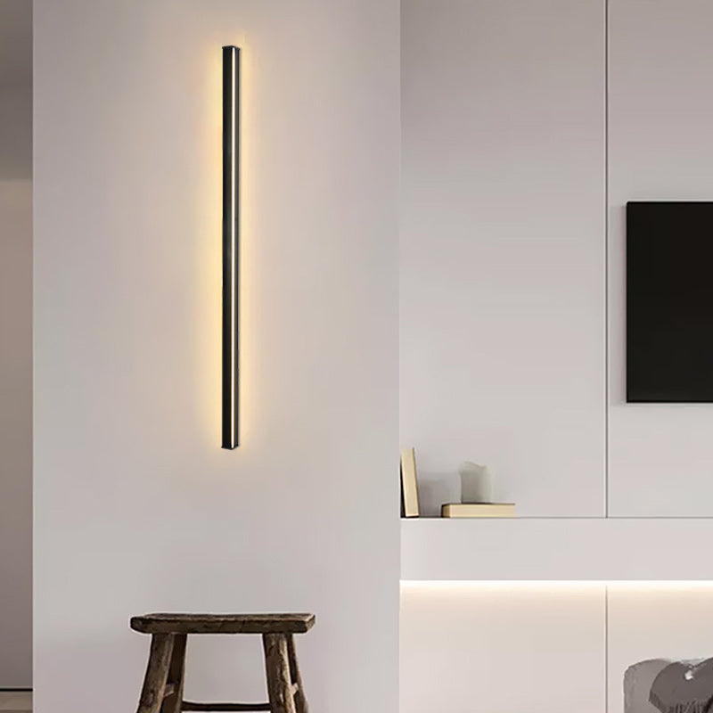 Minimalist Stripe Aluminum Acrylic LED Wall Sconce Lamp