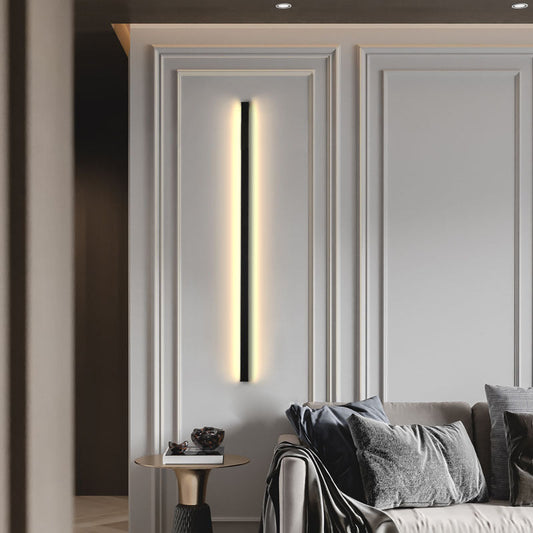 Minimalist Stripe Aluminum Acrylic LED Wall Sconce Lamp