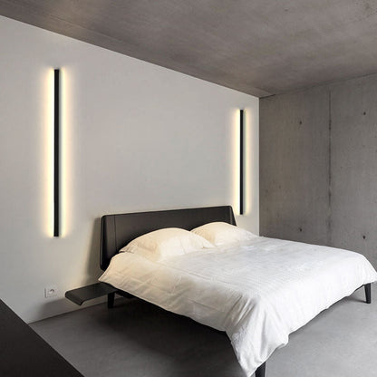 Minimalist Stripe Aluminum Acrylic LED Wall Sconce Lamp