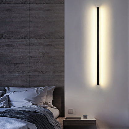 Minimalist Stripe Aluminum Acrylic LED Wall Sconce Lamp