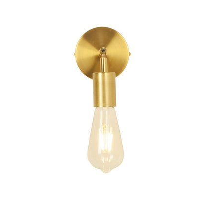 Modern Minimalist Stripe Iron 1/2-Light Wall Sconce Lamp