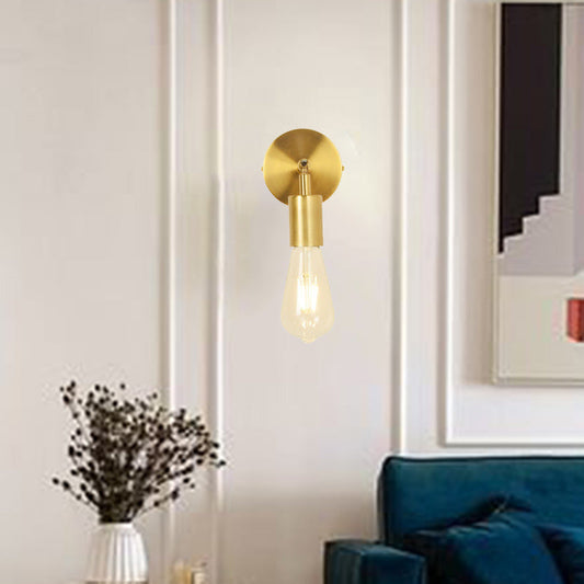 Modern Minimalist Stripe Iron 1/2-Light Wall Sconce Lamp