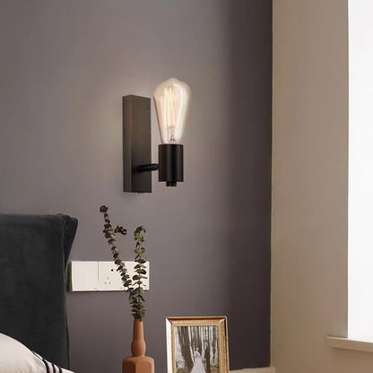 Modern Minimalist Stripe Iron 1/2-Light Wall Sconce Lamp
