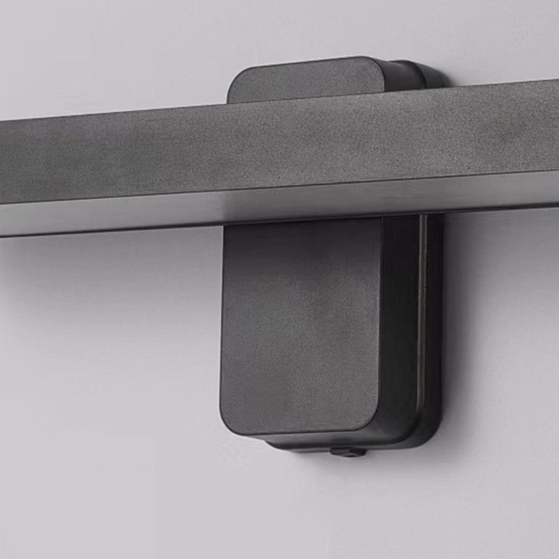 Minimalist Rectangular Aluminum Glass LED Wall Sconce Lamp