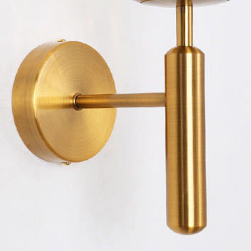 Modern Minimalist Globe Iron Glass 1-Light Wall Sconce Lamp