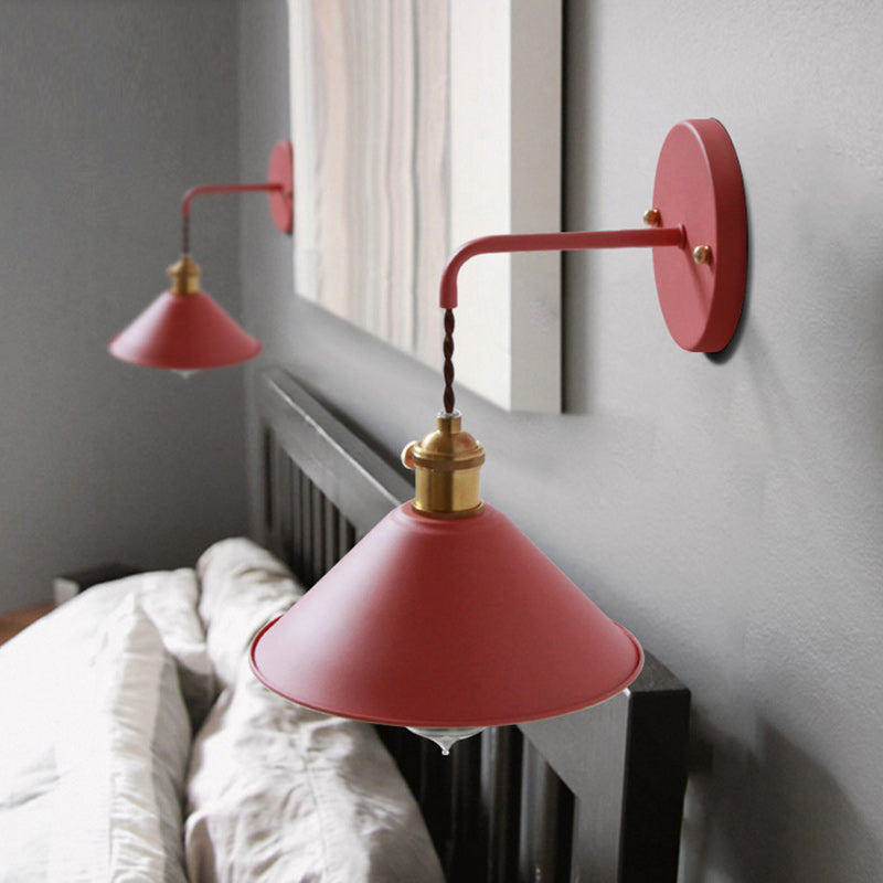 Contemporary Creative Dome Iron 1-Light Wall Sconce Lamp
