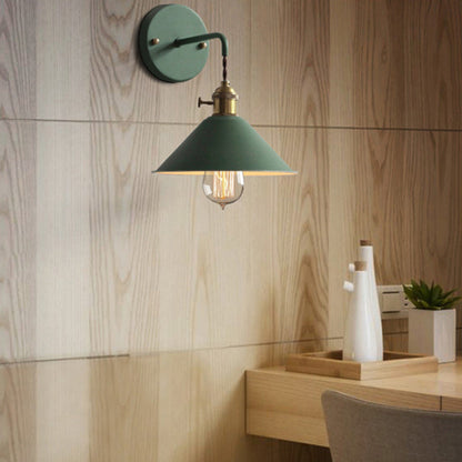Contemporary Creative Dome Iron 1-Light Wall Sconce Lamp
