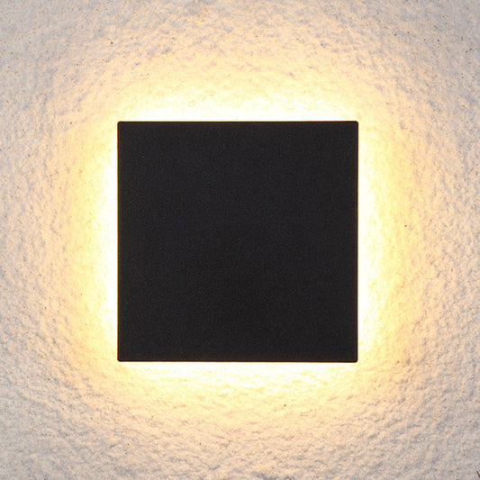 Modern Minimalist Square Aluminum LED Wall Sconce Lamp