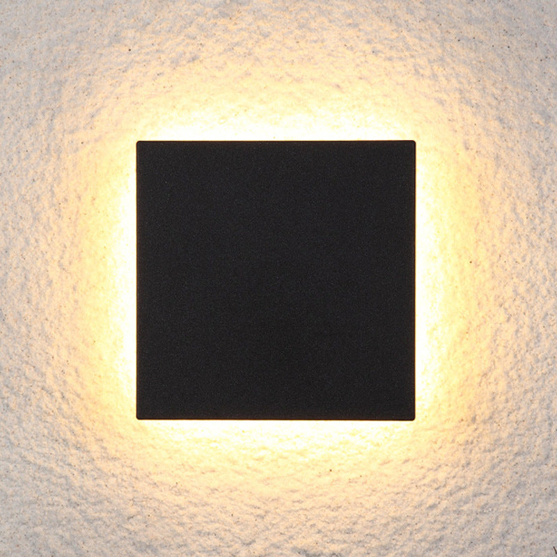 Modern Minimalist Square Aluminum LED Wall Sconce Lamp
