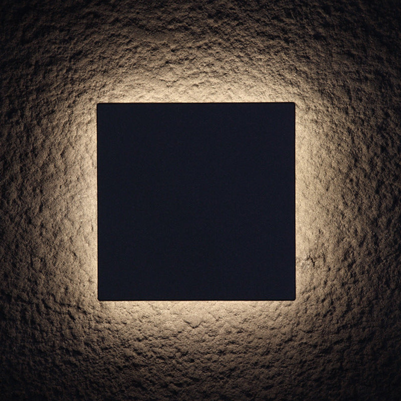 Modern Minimalist Square Aluminum LED Wall Sconce Lamp