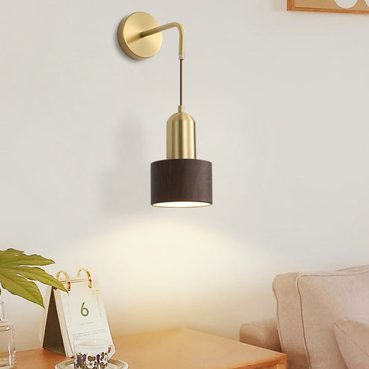 Nordic Round Iron Acrylic 1-Light Wall Sconce Lamp