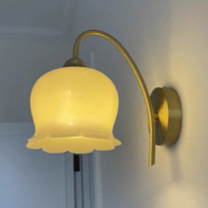 Nordic Oval Copper Resin 1-Light Wall Sconce Lamp