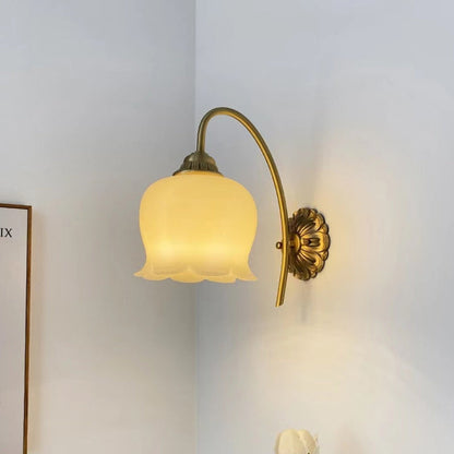 Nordic Oval Copper Resin 1-Light Wall Sconce Lamp