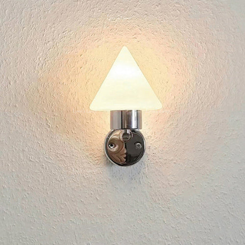 Scandinavian Cone Steel Glass 1-Light Wall Sconce Lamp