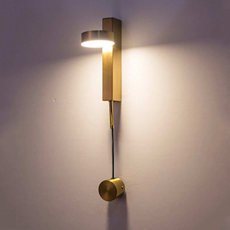 Nordic Column Iron Acrylic LED Wall Sconce Lamp