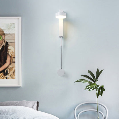 Nordic Column Iron Acrylic LED Wall Sconce Lamp
