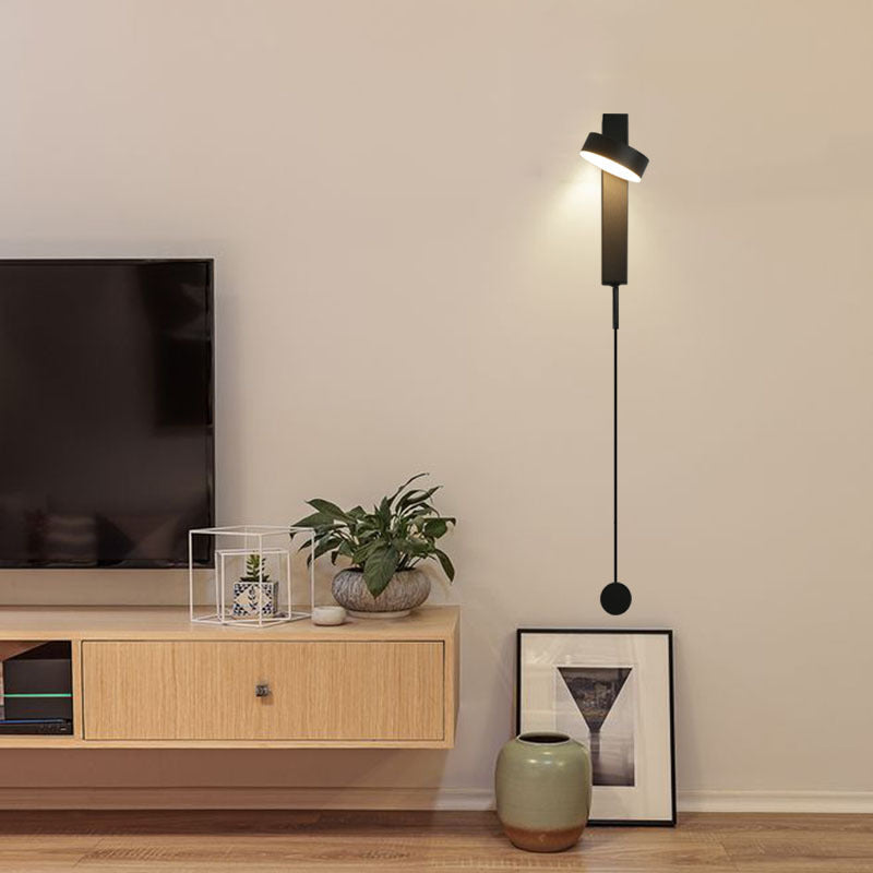 Nordic Column Iron Acrylic LED Wall Sconce Lamp