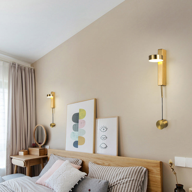 Nordic Column Iron Acrylic LED Wall Sconce Lamp