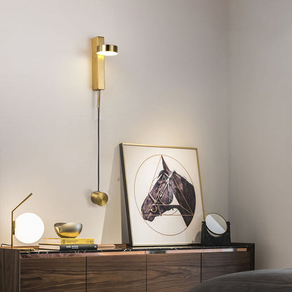 Nordic Column Iron Acrylic LED Wall Sconce Lamp