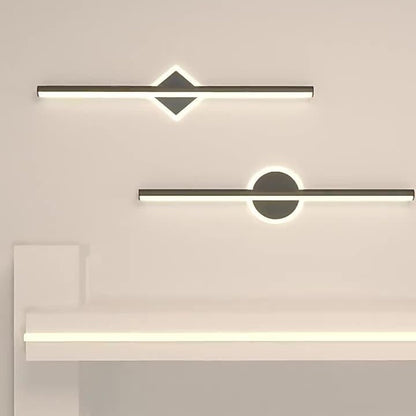Modern Minimalist Stripe Iron Acrylic LED Wall Sconce Lamp