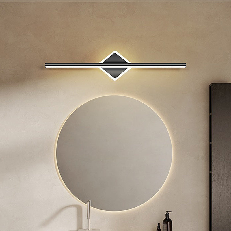 Modern Minimalist Stripe Iron Acrylic LED Wall Sconce Lamp