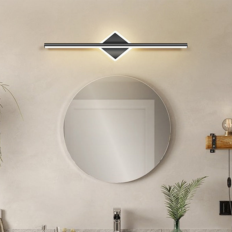 Modern Minimalist Stripe Iron Acrylic LED Wall Sconce Lamp