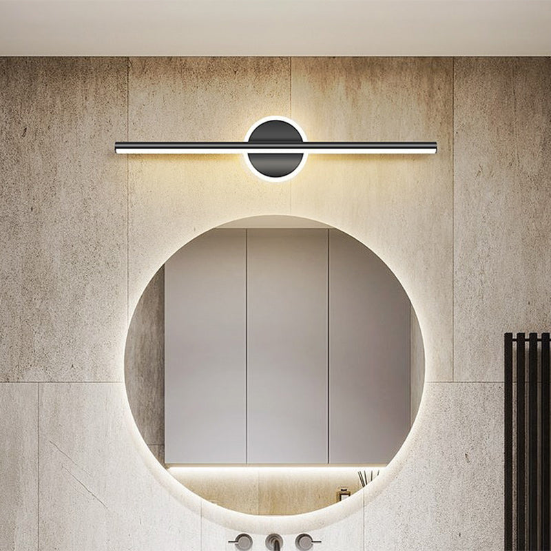 Modern Minimalist Stripe Iron Acrylic LED Wall Sconce Lamp