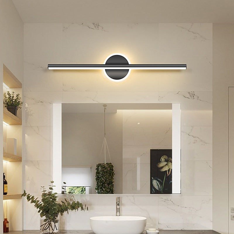 Modern Minimalist Stripe Iron Acrylic LED Wall Sconce Lamp