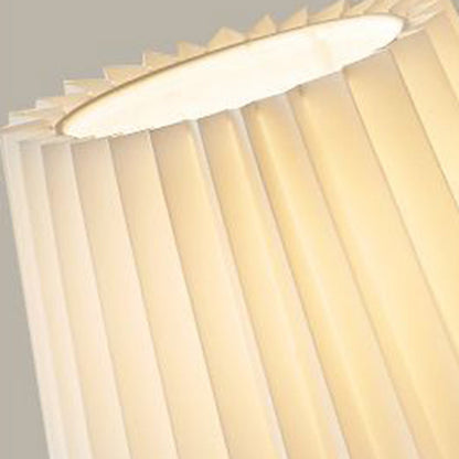 French Drum Iron Fabric Glass 1-Light Wall Sconce Lamp
