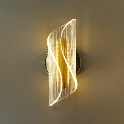 Nordic Column Iron Acrylic LED Wall Sconce Lamp