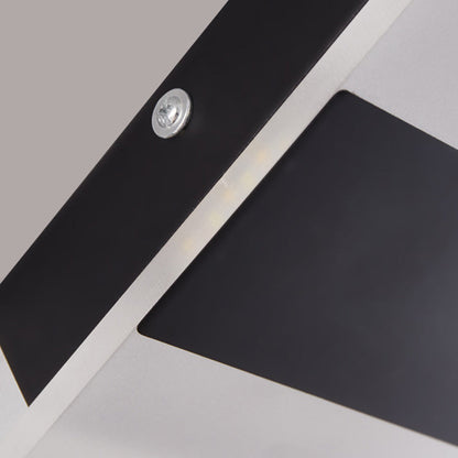 Minimalist Rectangular Iron Acrylic LED Wall Sconce Lamp