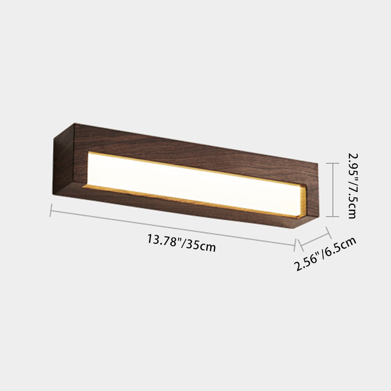 Nordic Rectangular Iron Acrylic LED Wall Sconce Lamp