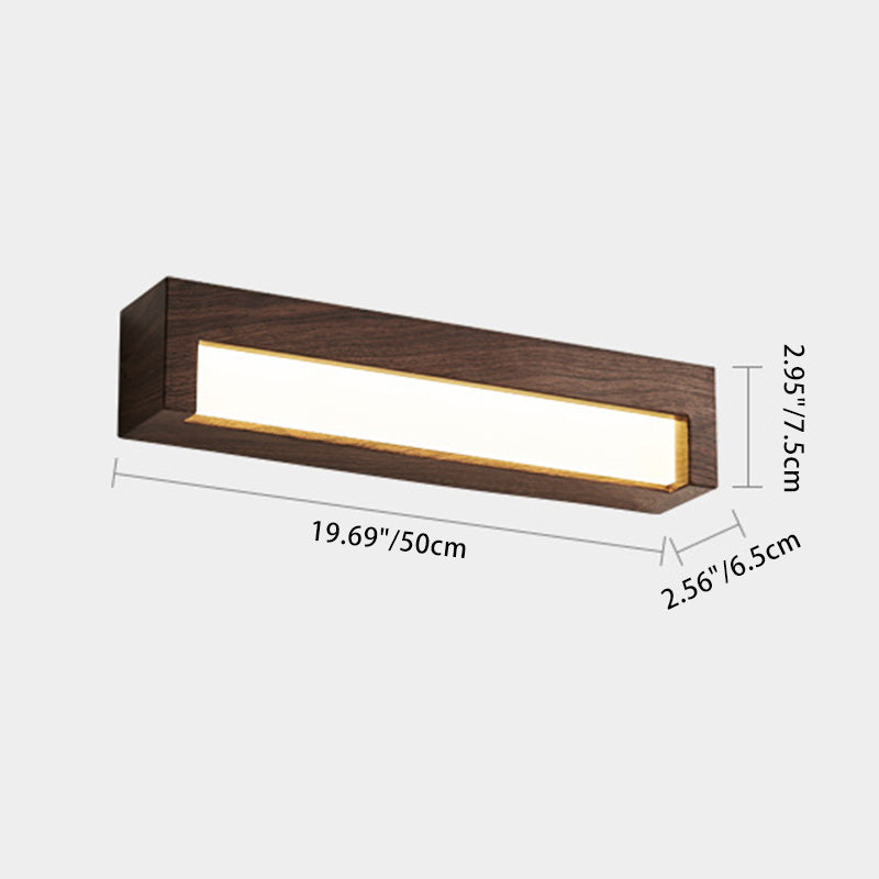 Nordic Rectangular Iron Acrylic LED Wall Sconce Lamp