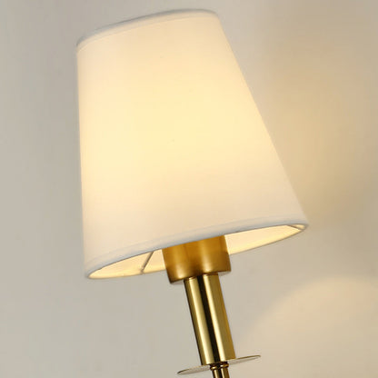 Nordic Drum Iron Fabric 1-Light Wall Sconce Lamp