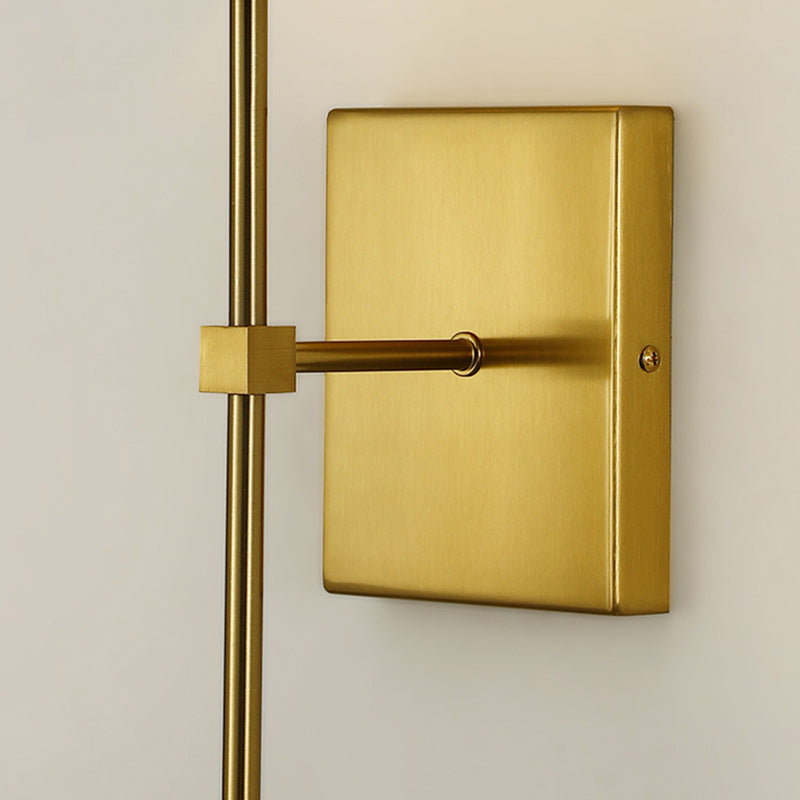 Nordic Drum Iron Fabric 1-Light Wall Sconce Lamp