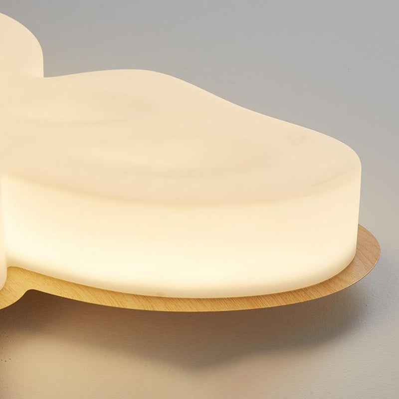 Butterfly Plastic LED Kids Semi-Flush Mount Ceiling Light