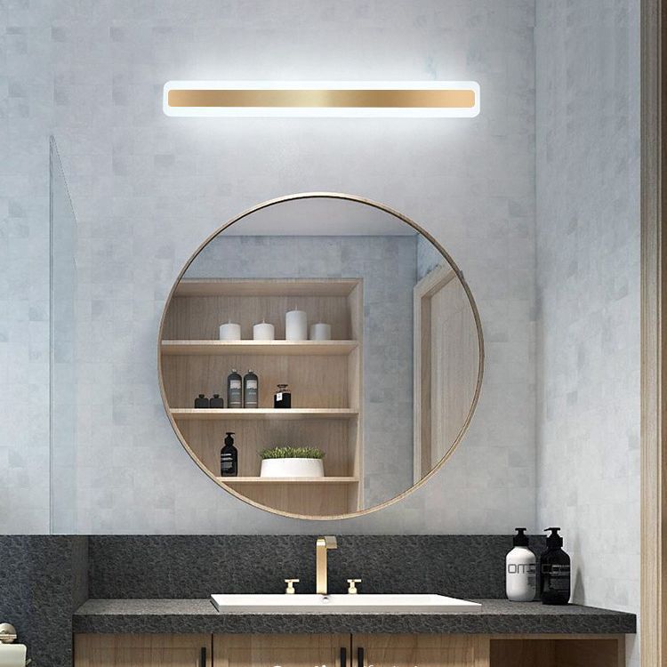 Nordic Rectangular Iron Acrylic LED Wall Sconce Lamp