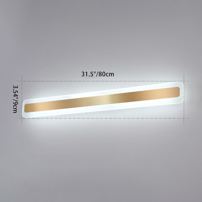 Nordic Rectangular Iron Acrylic LED Wall Sconce Lamp