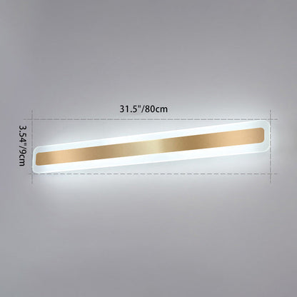 Nordic Rectangular Iron Acrylic LED Wall Sconce Lamp