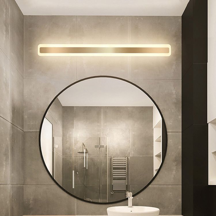 Nordic Rectangular Iron Acrylic LED Wall Sconce Lamp