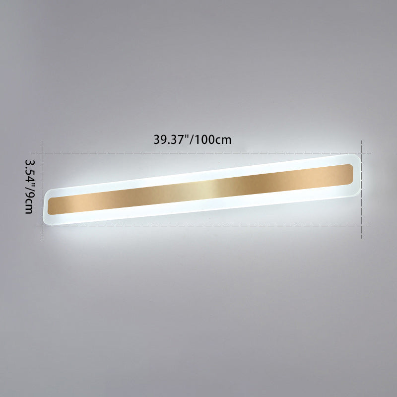 Nordic Rectangular Iron Acrylic LED Wall Sconce Lamp