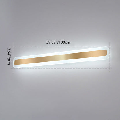 Nordic Rectangular Iron Acrylic LED Wall Sconce Lamp