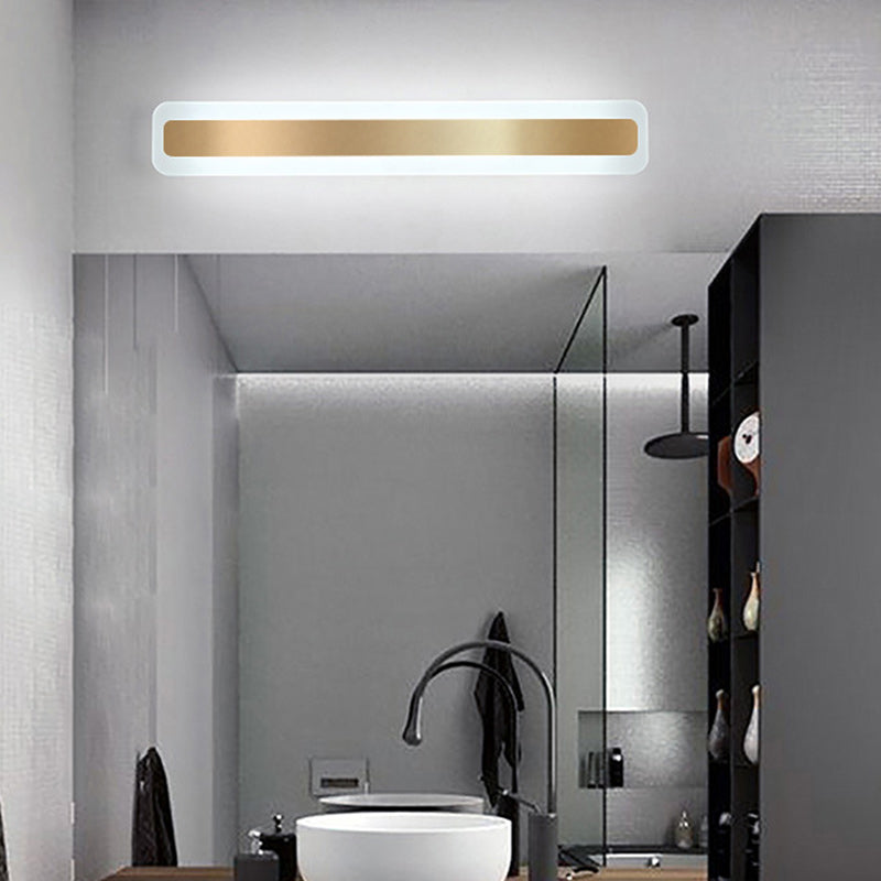 Nordic Rectangular Iron Acrylic LED Wall Sconce Lamp