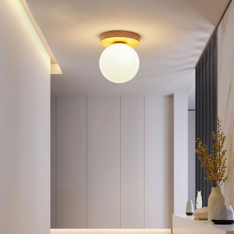 Modern Glass Globe Ceiling Light