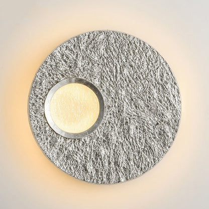 Scandinavian Round Iron Resin LED Wall Sconce Lamp