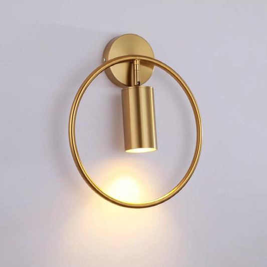 Contemporary Luxury Round Iron 1-Light Wall Sconce Lamp