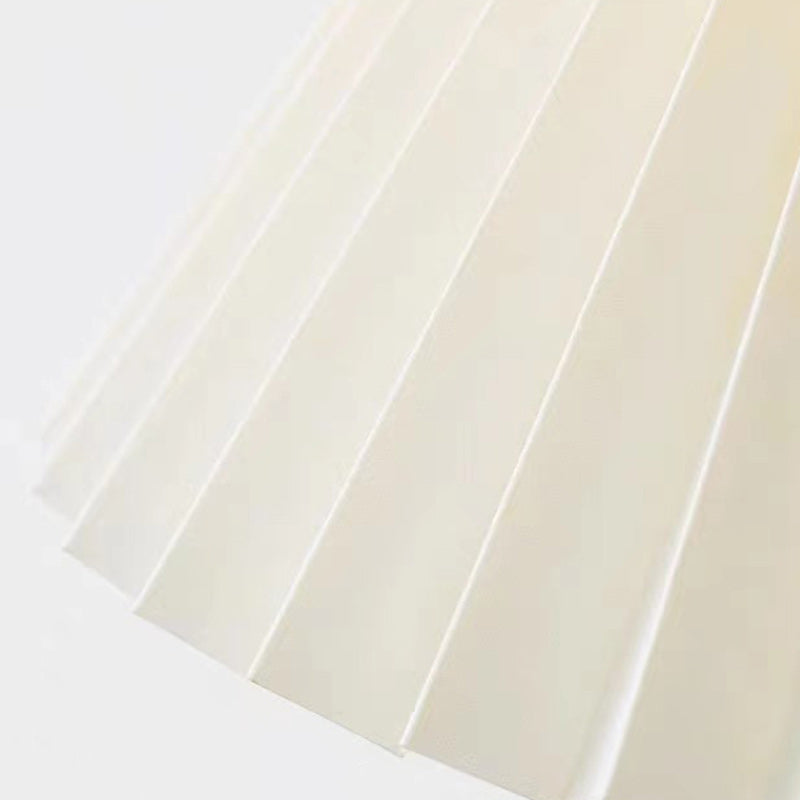 Nordic Cone Wood Paper 1-Light Wall Sconce Lamp