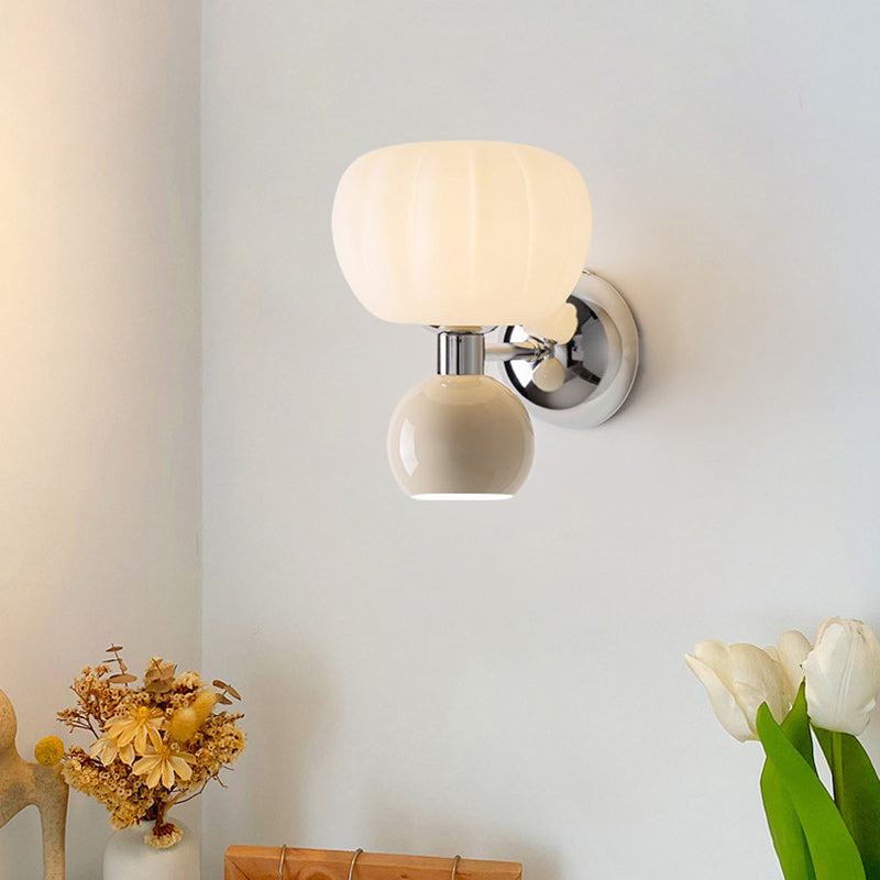 Creative Oval Iron Plastic 2-Light Wall Sconce Lamp