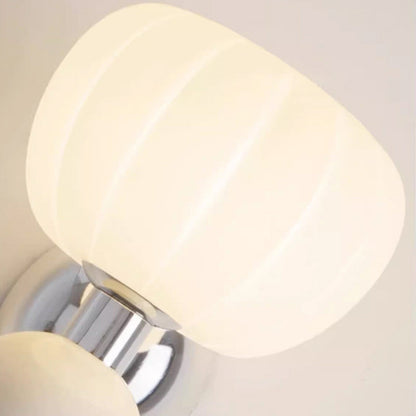 Creative Oval Iron Plastic 2-Light Wall Sconce Lamp